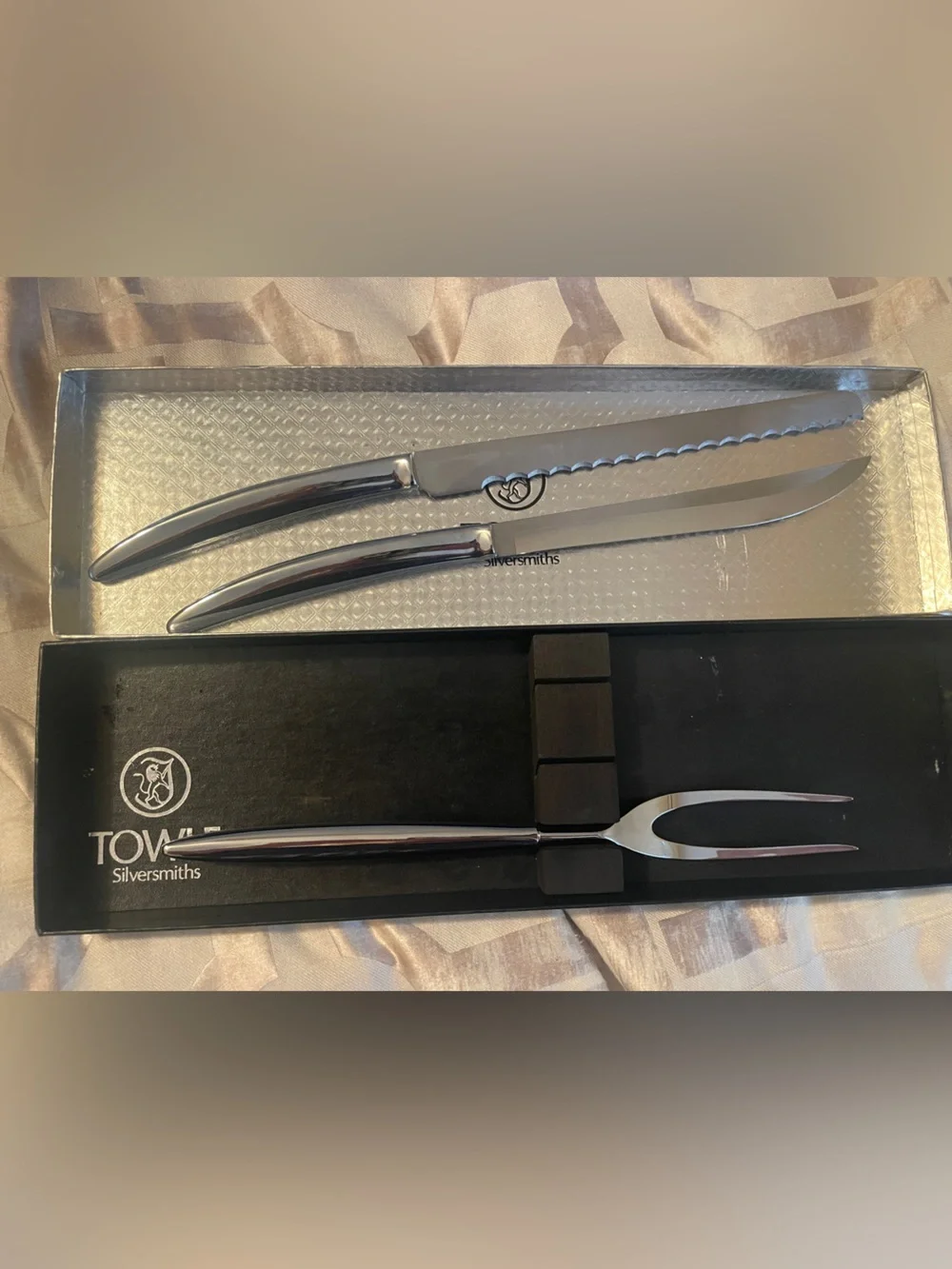 Towle Silversmiths 3pc Carving Set - Classic & Elegant Host Essential